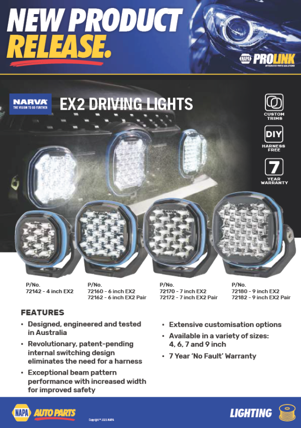 Narva EX2 Driving Lights NAPA Auto Parts